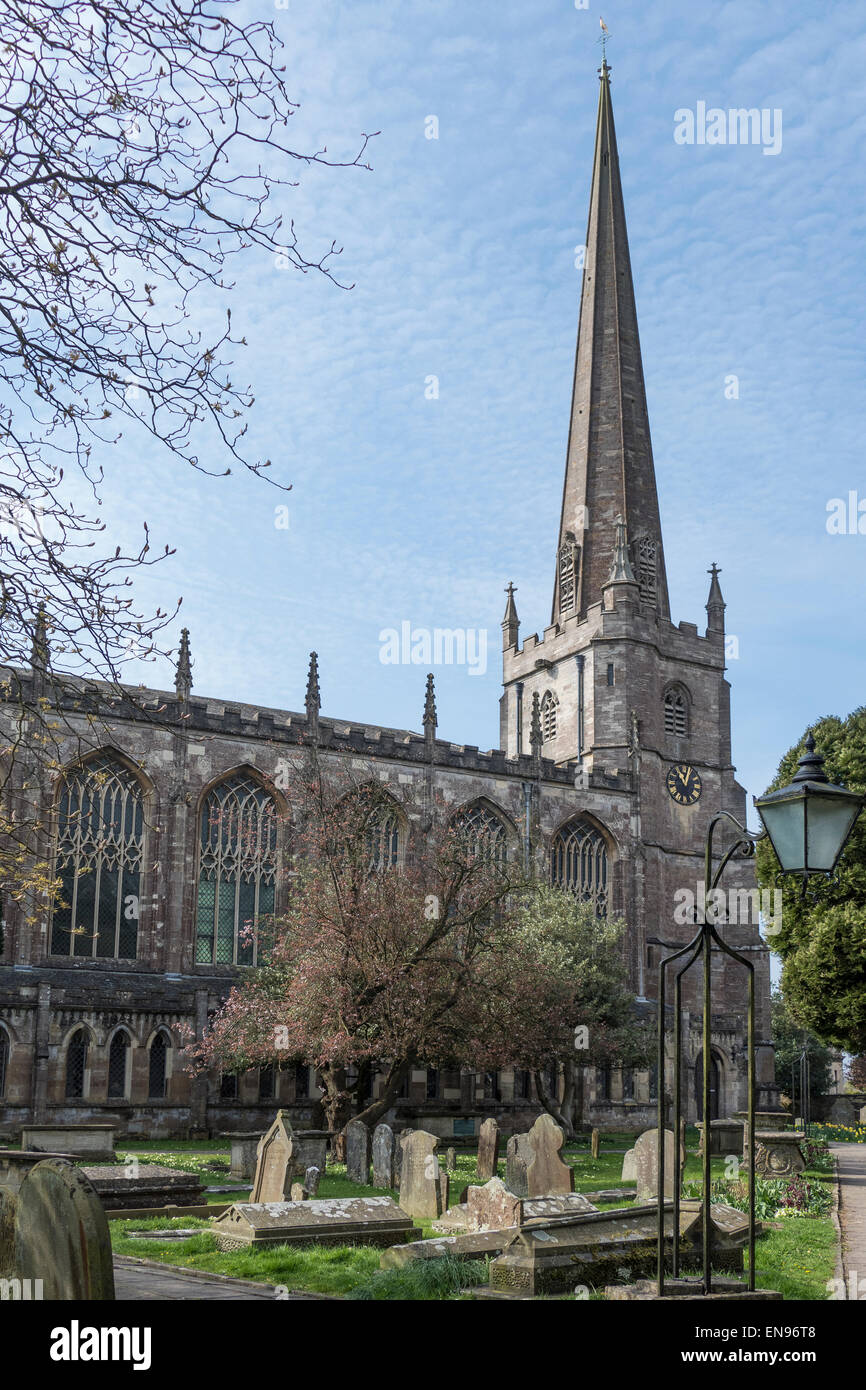 L'Angleterre, Gloucestershire, Tetbury, St.Mary's Church Banque D'Images