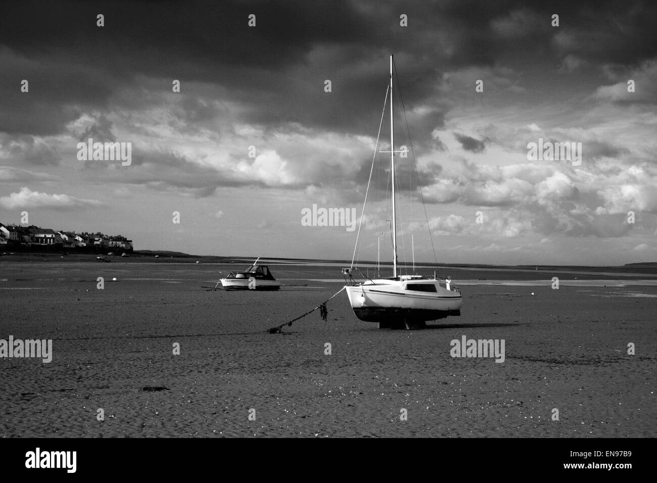 Instow plage à marée basse le nord du Devon England uk Banque D'Images