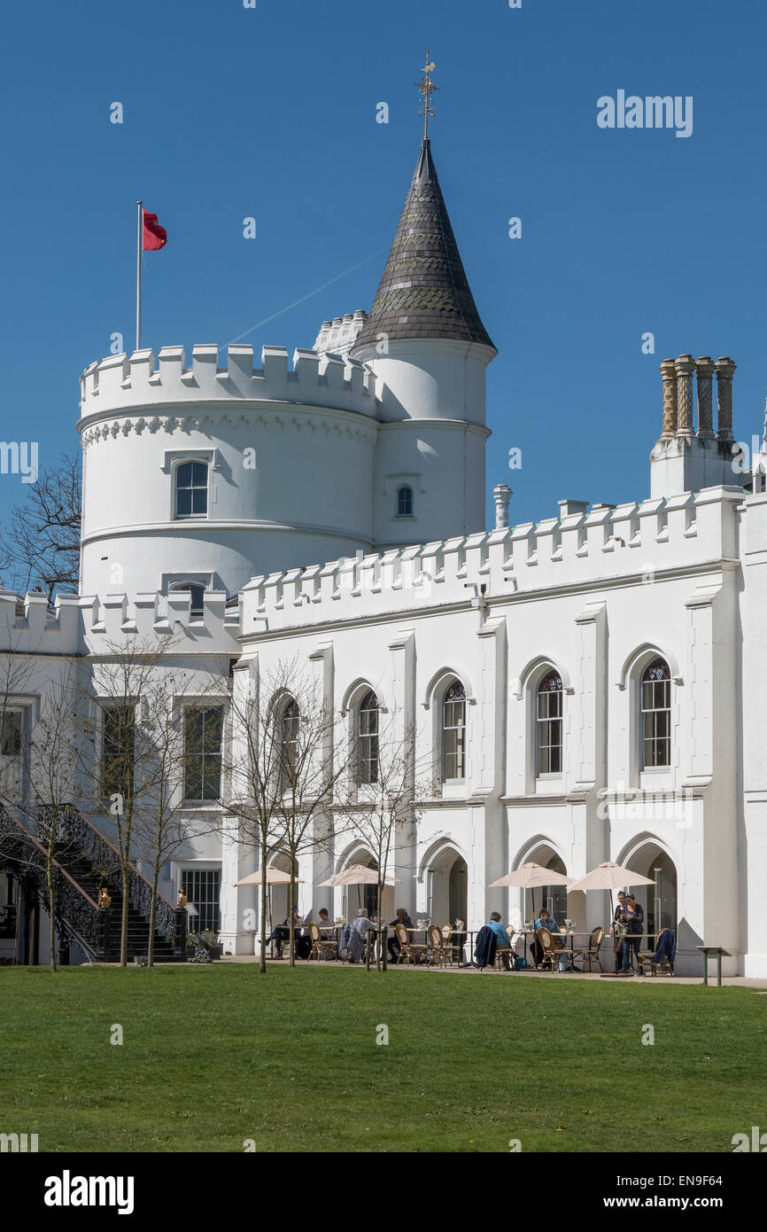 L'Angleterre, Londres, Twickenham, Strawberry Hill House Banque D'Images