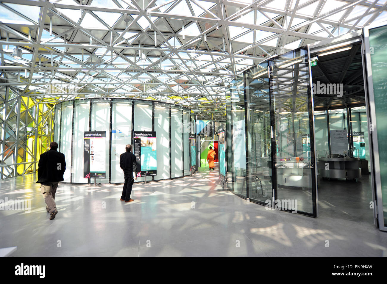 Saint-Etienne (centre de la France), 2014/10/01 : la "Cité du design" Banque D'Images