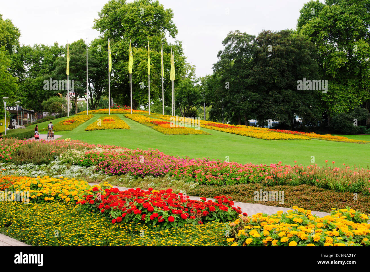 Luisenpark, Mannheim, Bade-Wurtemberg, Allemagne | Luisen Park, Mannheim, Baden-Wurttemberg, Germany Banque D'Images