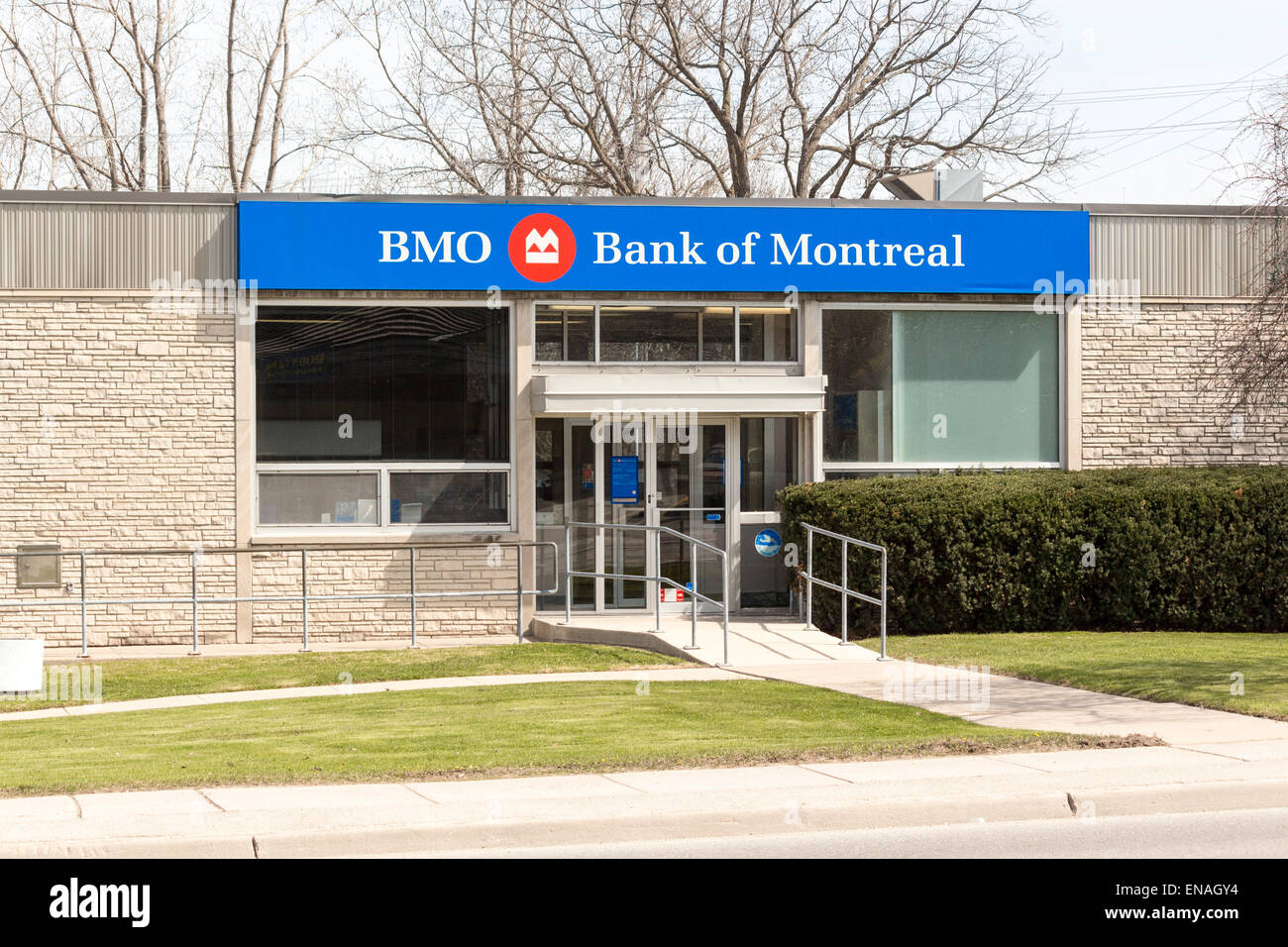 Édifice de la Banque de Montréal Grand Bend, Ontario Banque D'Images