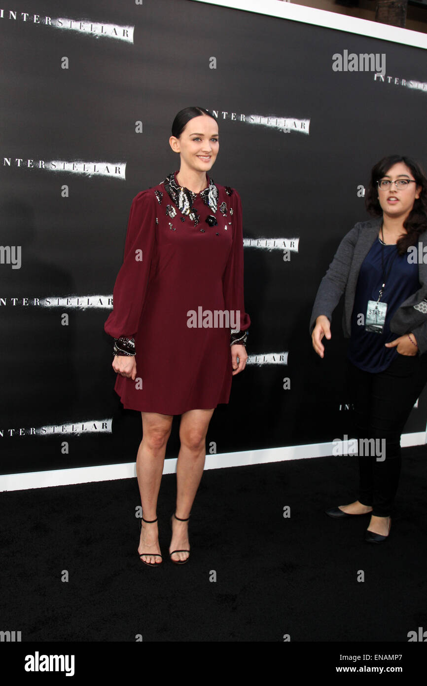 Interstellar première au théâtre chinois de Grauman avec : Jess Isabelle Zerrouk Bureau Où : Los Angeles, California, United States Quand : 27 Oct 2014 Banque D'Images