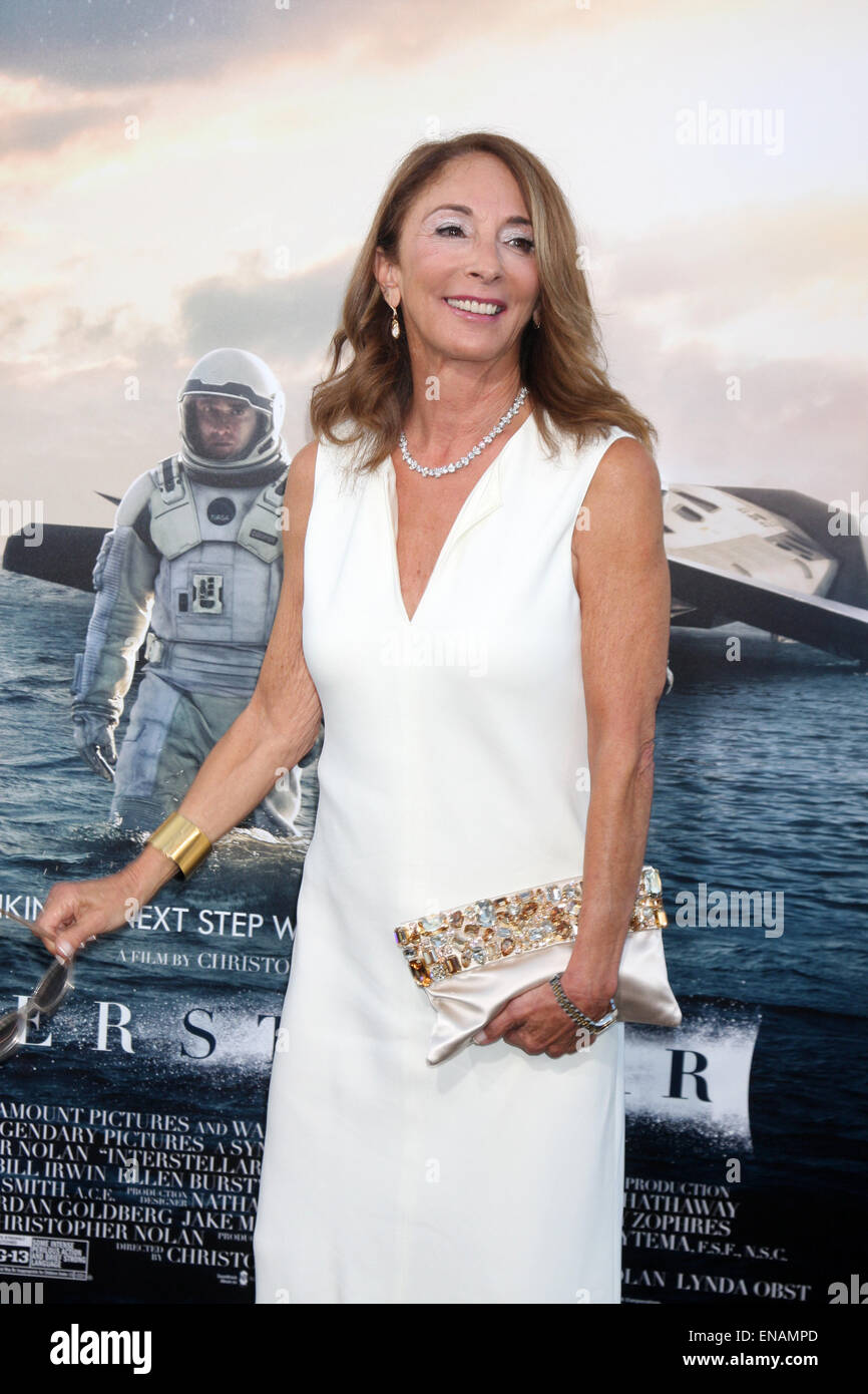 Interstellar première au théâtre chinois de Grauman comprend : Lynda Obst Où : Los Angeles, California, United States Quand : 27 Oct 2014 Banque D'Images