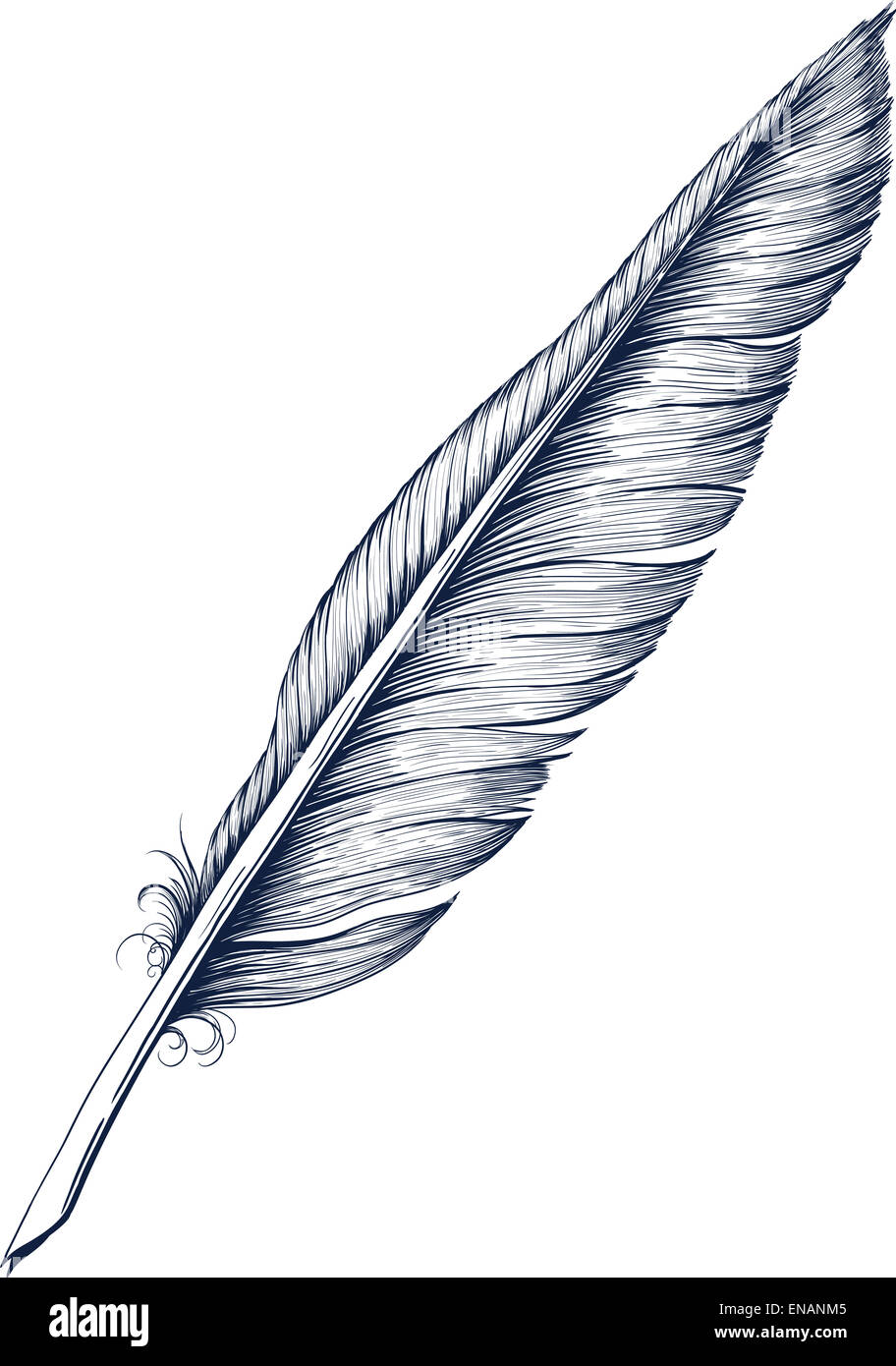 Pour l'écriture à la plume d'antiques Banque D'Images Pour l'écriture à la plume d'antiques Banque D'Images