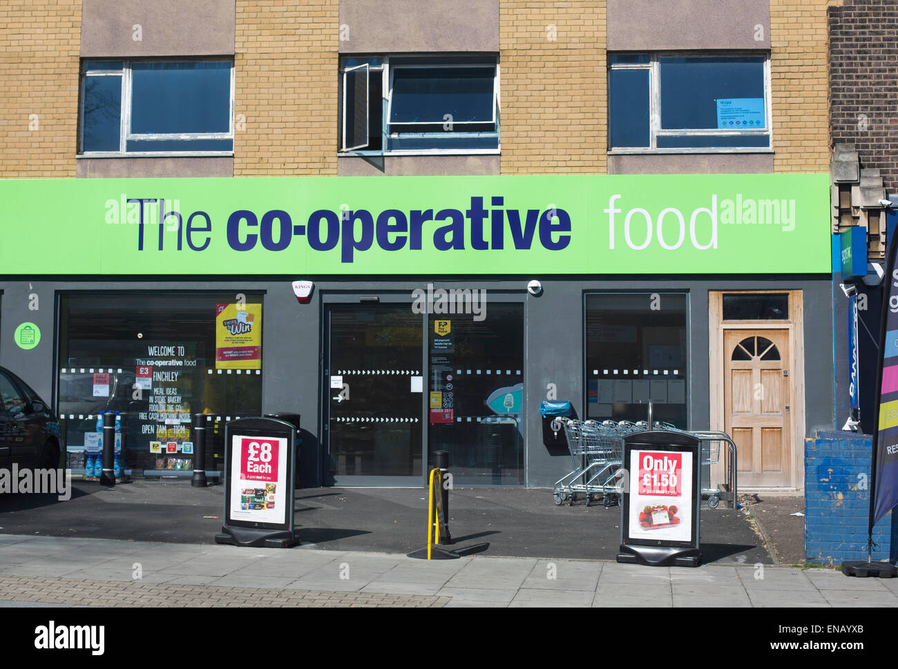 Co-operative coopérative supermarché coop food store Banque D'Images