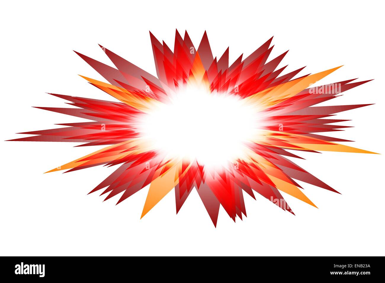 Abstract vector illustration de l'explosion Illustration de Vecteur
