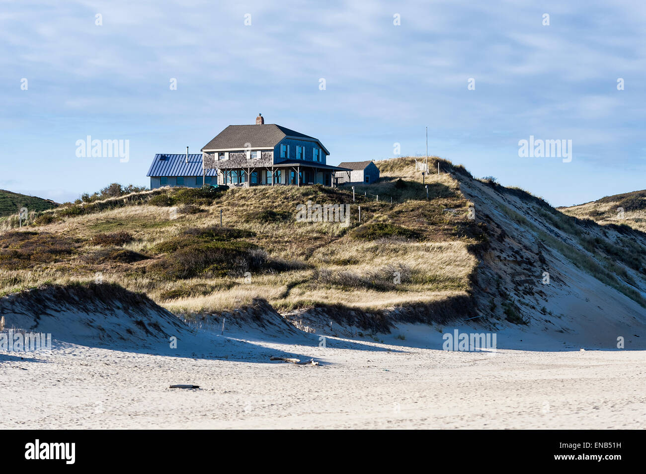 Ballston Beach house, Truro, Cape Cod, Massachusetts, USA Banque D'Images