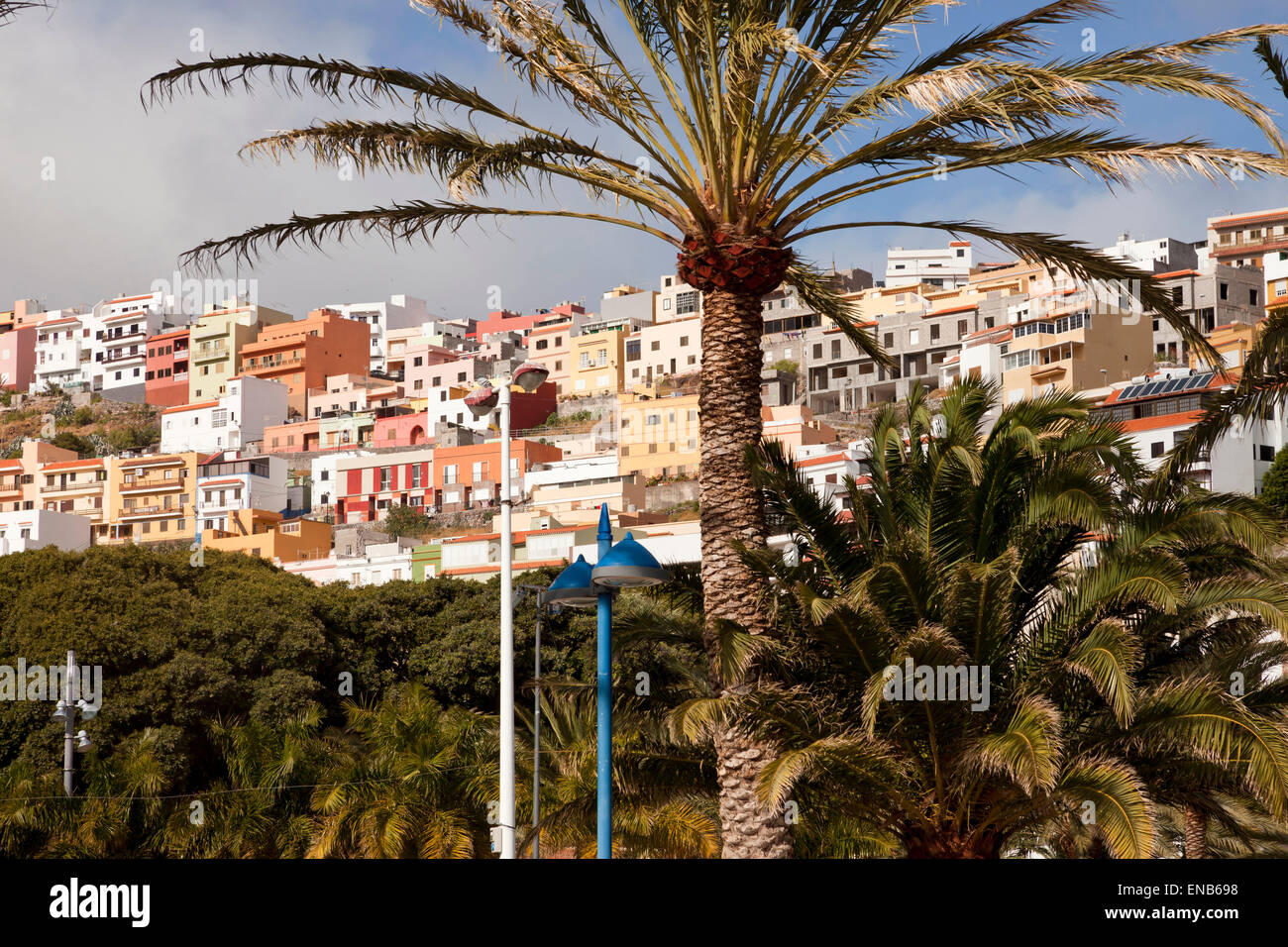 Capitale de l'île de San Sebastian de La Gomera, La Gomera, Canary Islands, Spain, Europe Banque D'Images