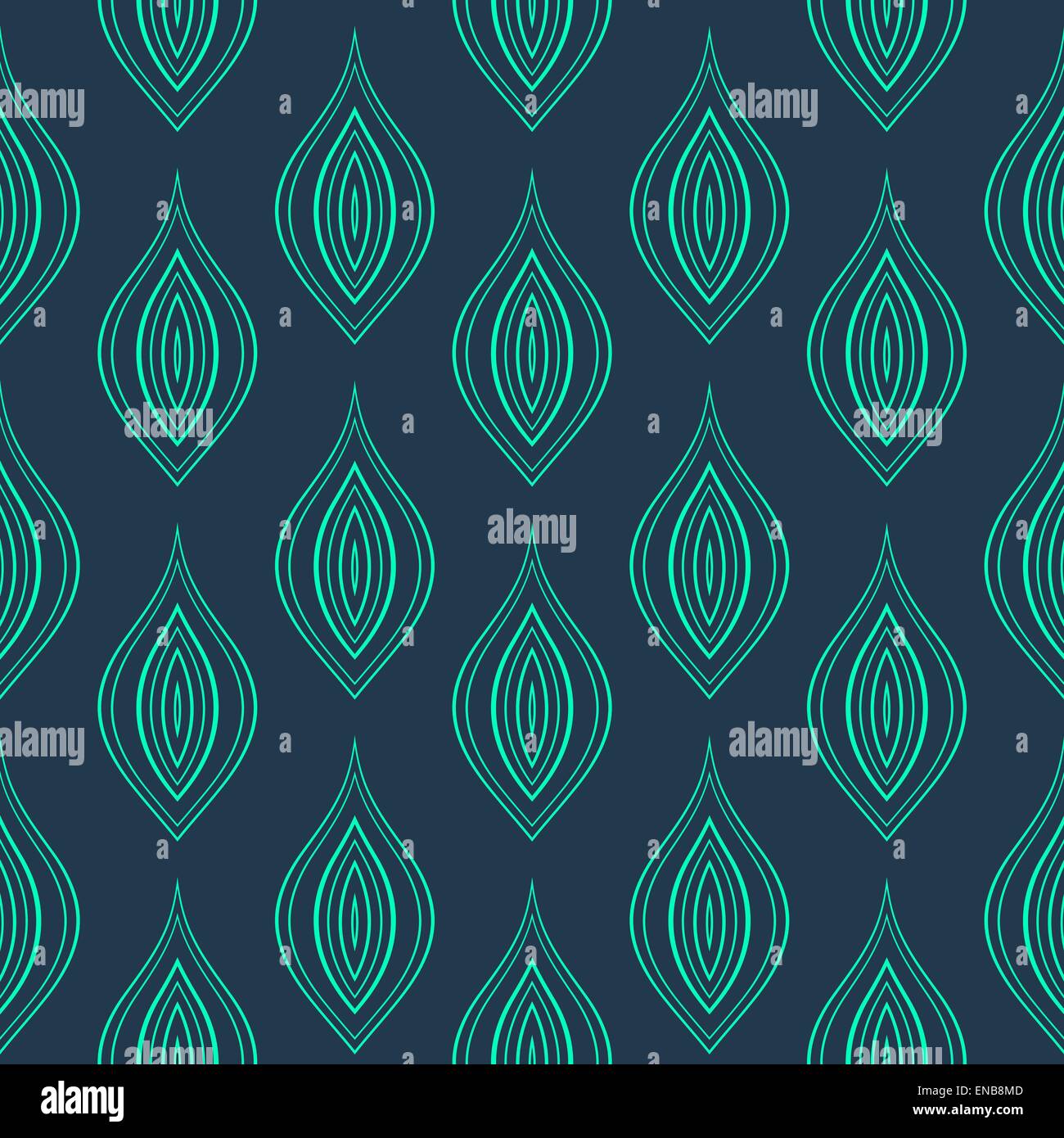 Abstract Vector background transparent vintage motif turquoise simple Illustration de Vecteur