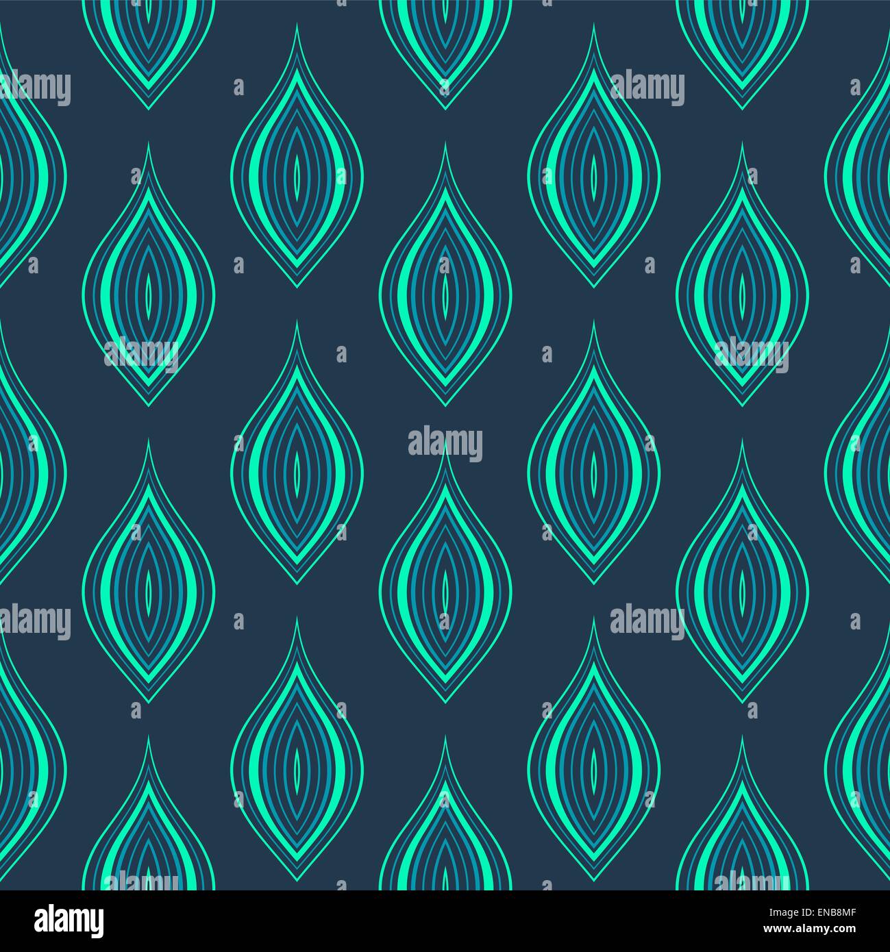 Abstract Vector background transparent vintage motif turquoise simple Illustration de Vecteur