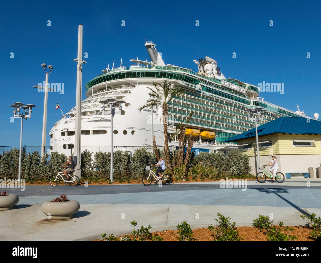 Le terminal de croisière de Disney à Cap Canaveral Floride FL Banque D'Images