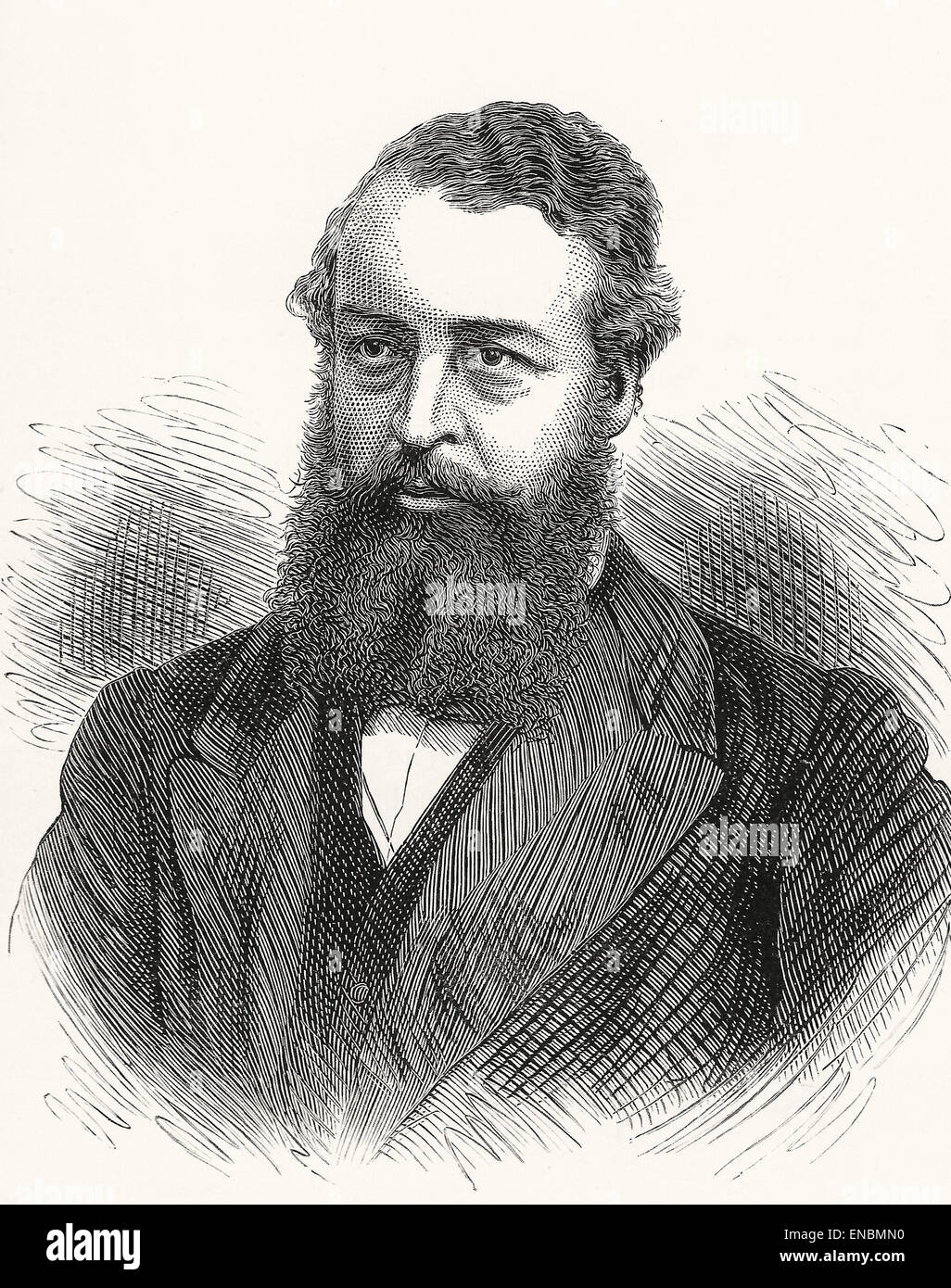 Le capitaine Joseph Fry du Virginius, tourné à Santiago, Cuba, le 7 novembre 1873 Banque D'Images