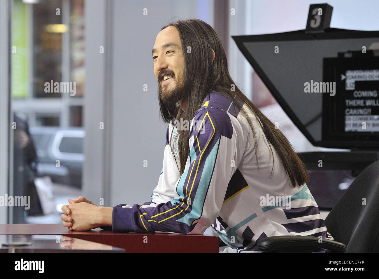 Steve Aoki apparaît à l'émission du matin de GlobalTV En vedette : Steve Aoki Où : Toronto, Canada Quand : 28 Oct 2014 Banque D'Images