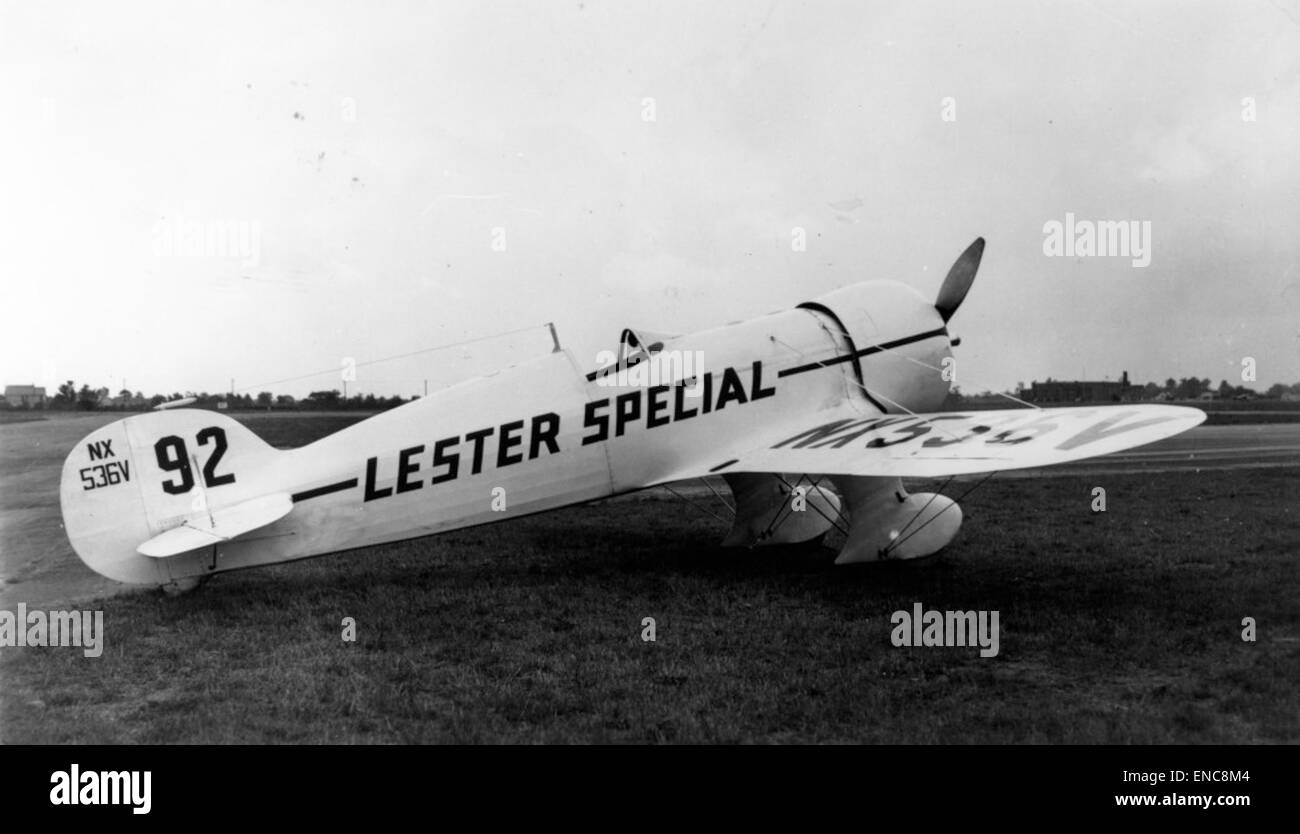 Wedell Williams Modèle 44 Racer NX-536V lorsqu'il a été Banque D'Images