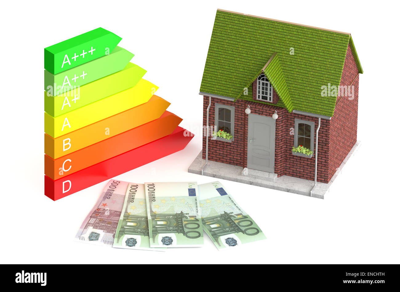 Économie d'énergie et de l'économie concept Banque D'Images