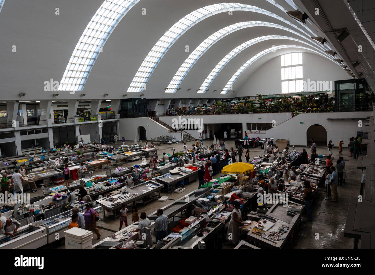 Marché municipal de Matosinhos, Mercado Municipal de Matosinhos, Porto, Portugal Banque D'Images