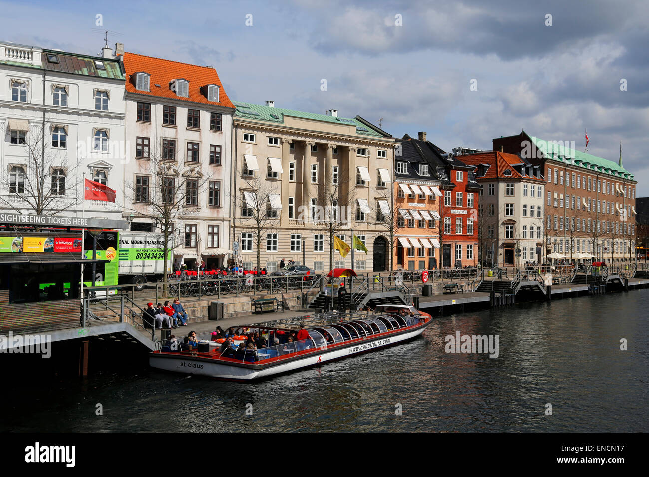 Slotholmens Kanal, Copenhague, Danemark Banque D'Images