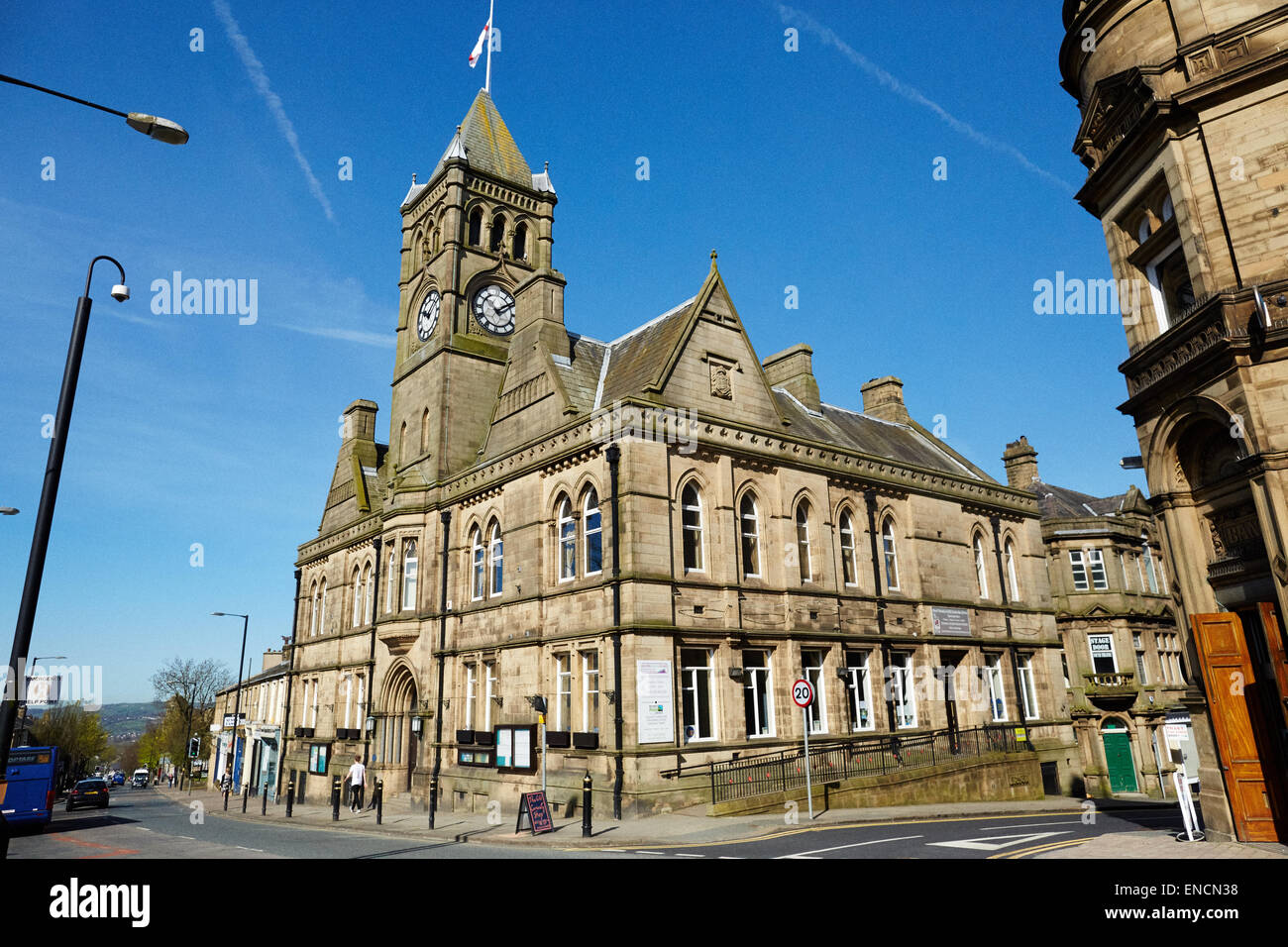 Cole de ville dans le Lancashire UK Banque D'Images