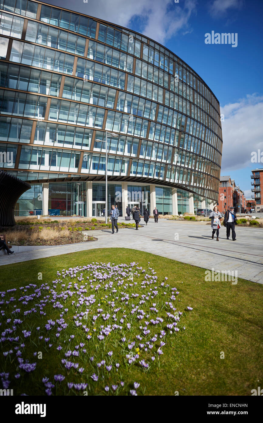 Manchester green building Le Noma Un Angel Square Co-operative AC Banque D'Images
