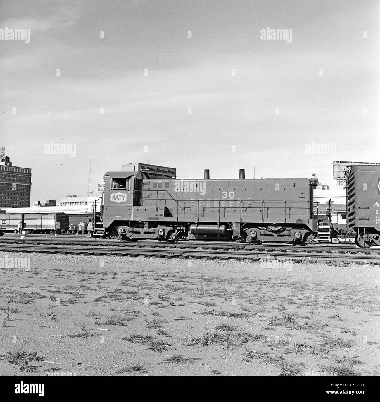 [Missouri-Kansas-Texas, Switcher diesel électrique no 30] Banque D'Images