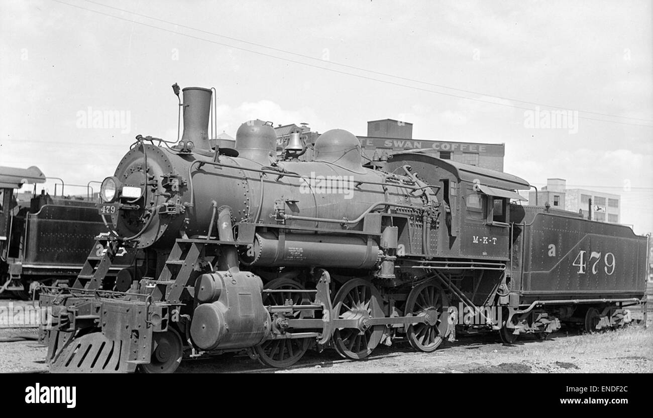 [Missouri-Kansas-Texas, la Locomotive No 479 avec de tendres] Banque D'Images