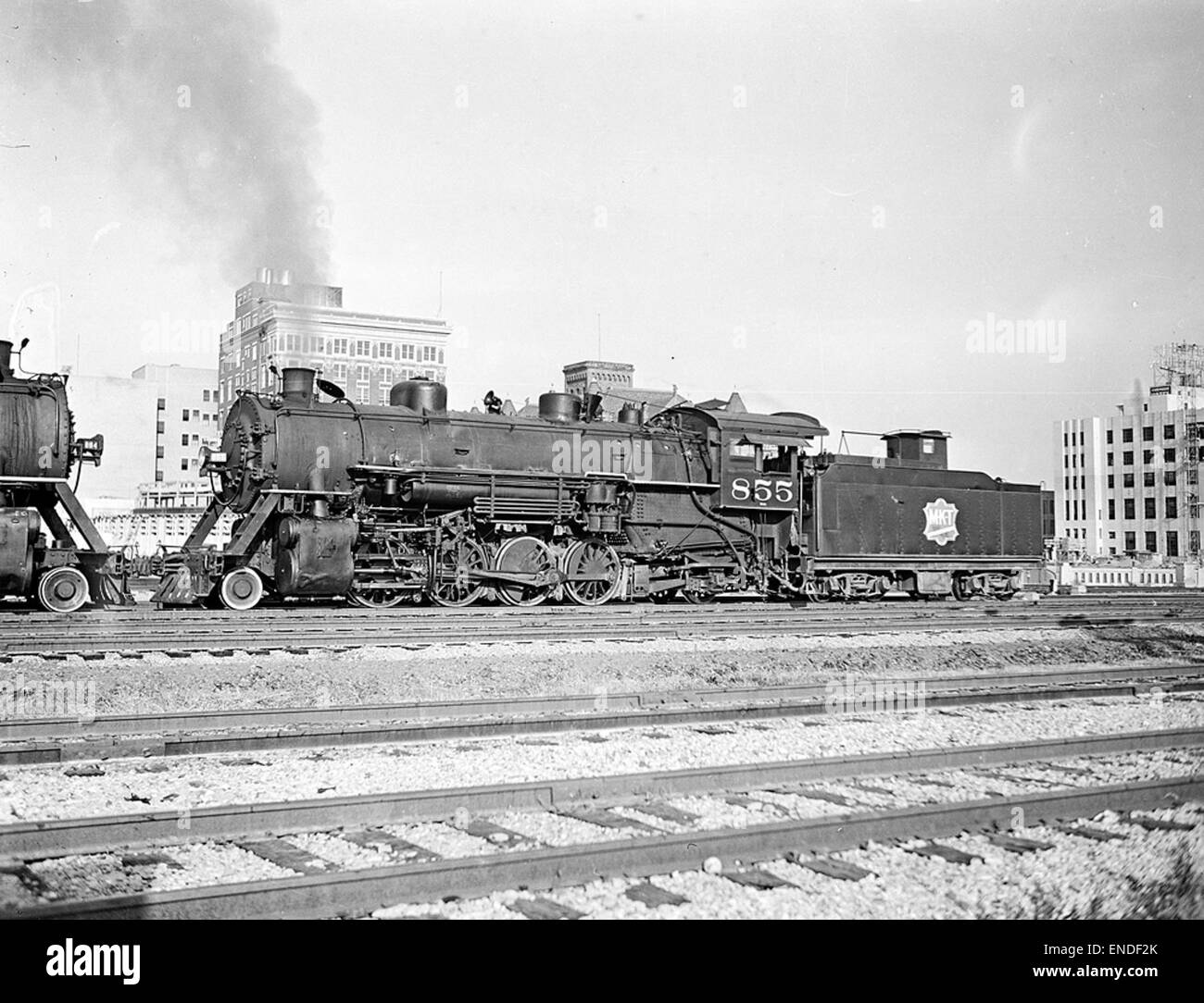 [Missouri-Kansas-Texas, la locomotive n° 855 d'offres] Banque D'Images