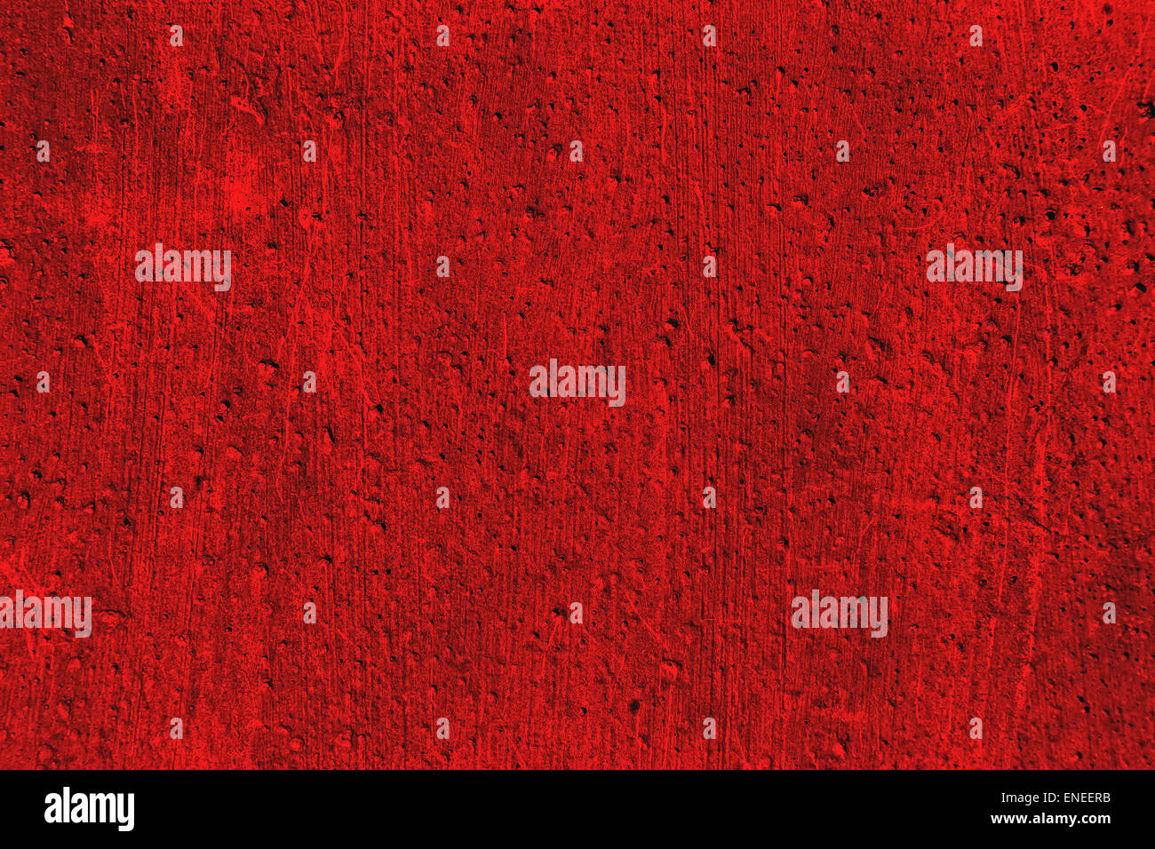 Plâtre ou ciment grunge texture mur de béton de couleur rouge avec des rayures Banque D'Images