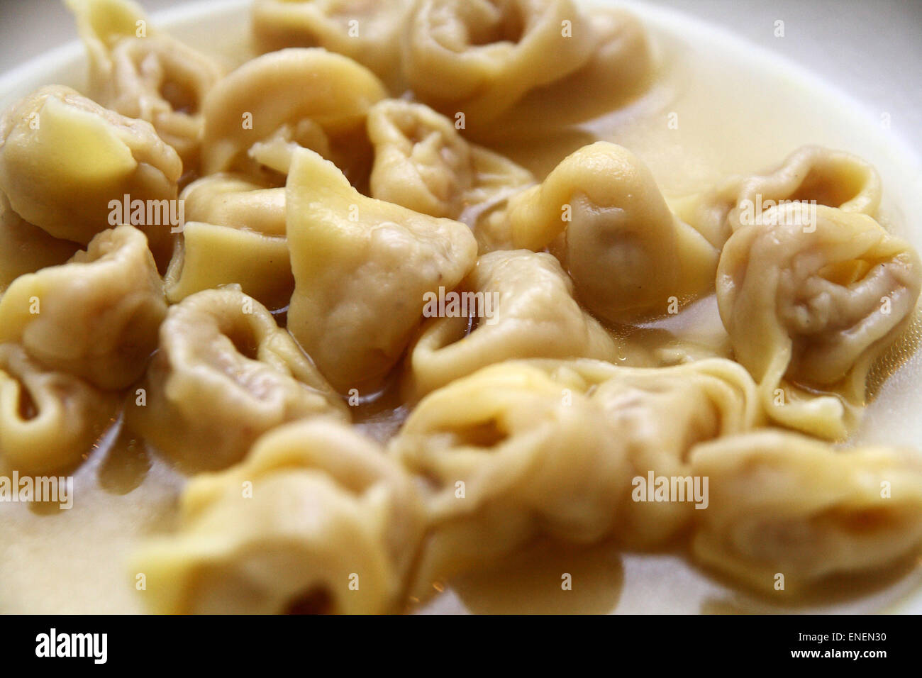 Tortellini, cuisine italienne typique Banque D'Images