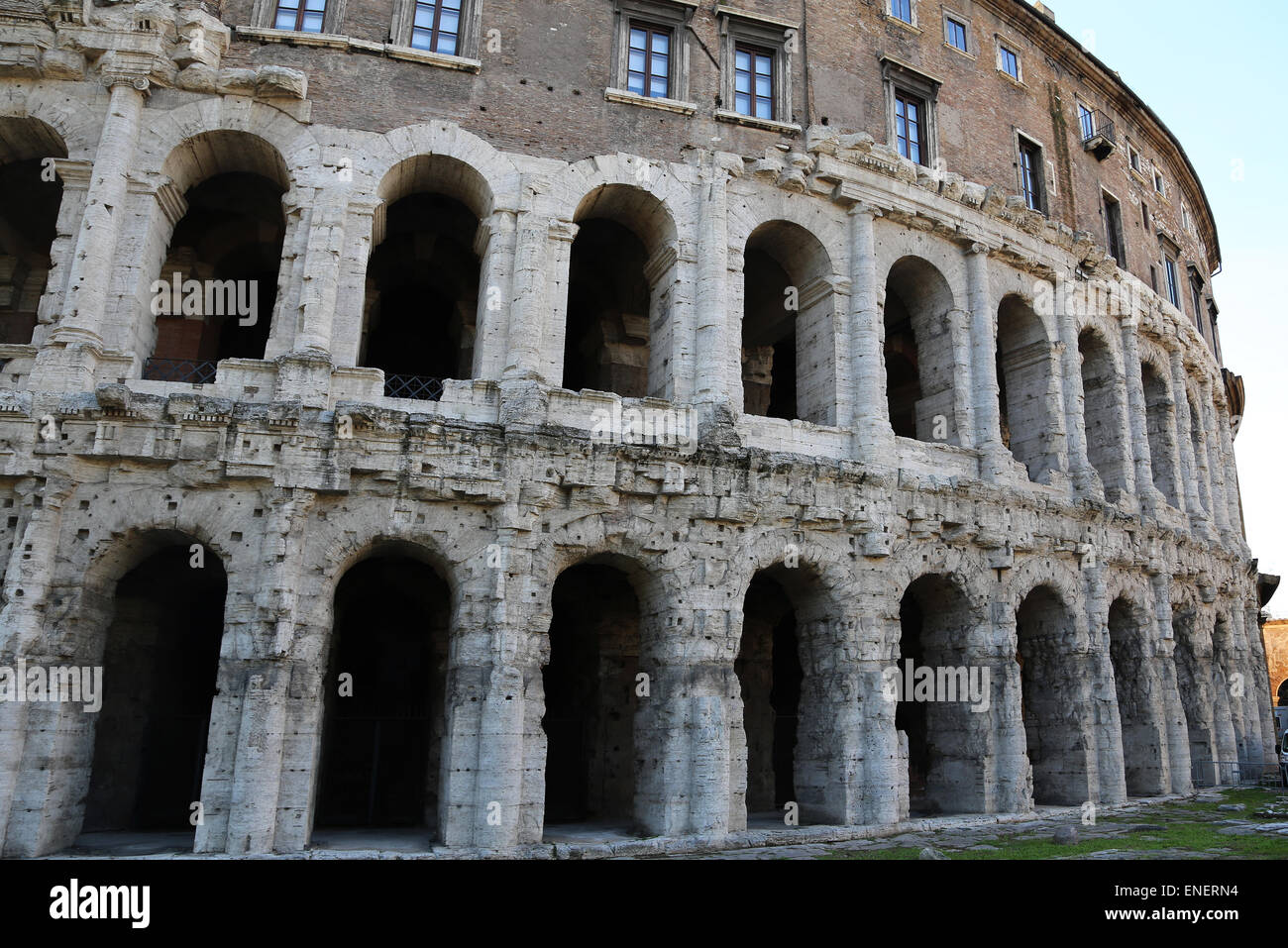 L'Italie. Rome. Théâtre de Marcellus. République romaine. 13 AV. Banque D'Images