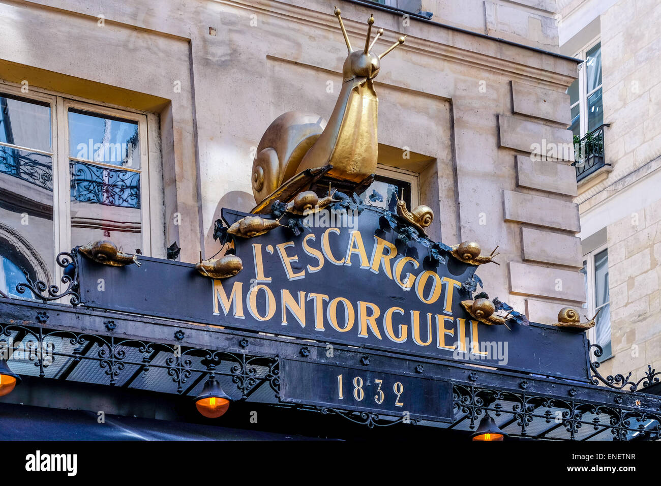 France Paris L'Escargot Montorgueil restaurant Banque D'Images