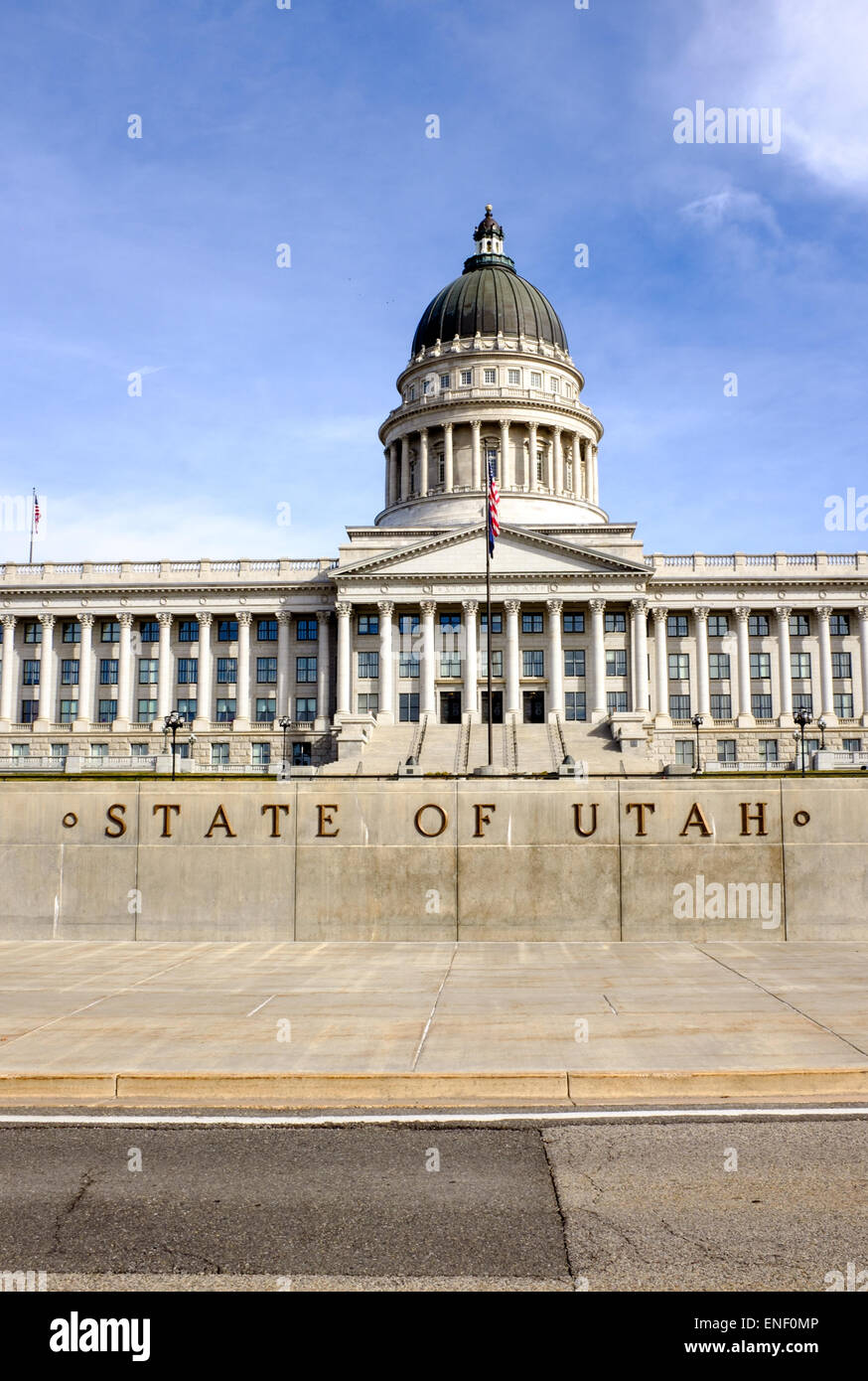 L'Utah State Capitol building, à Salt Lake City, Utah, USA Banque D'Images