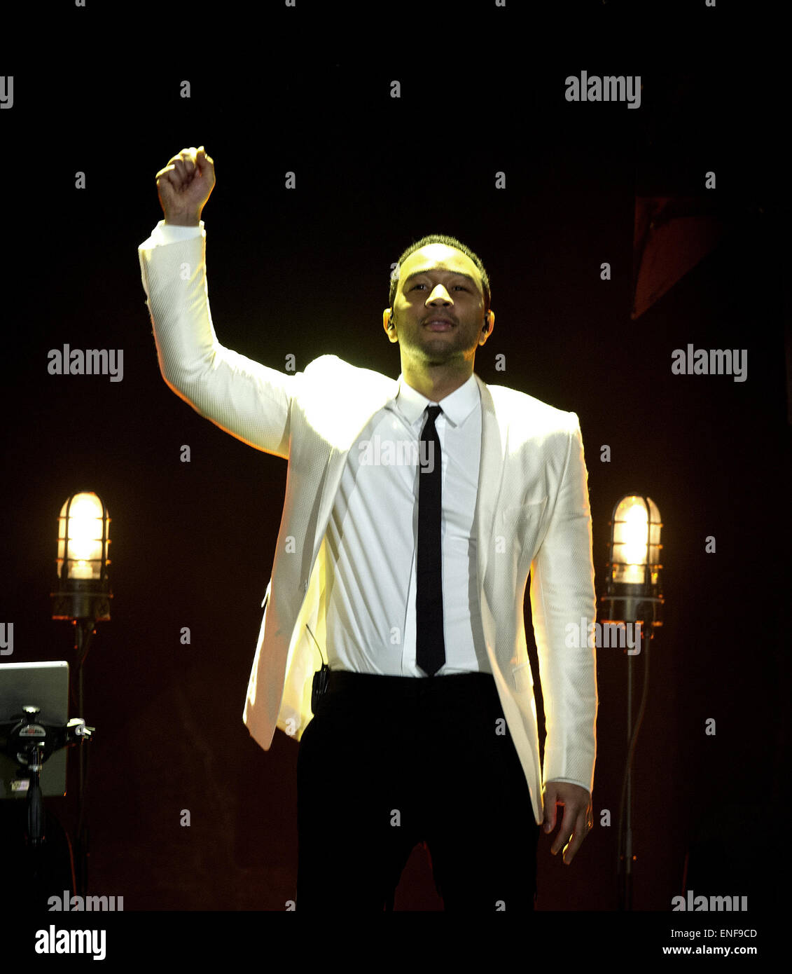 John Legend en prestation au Ziggo Dome dans le cadre de son 'tout de moi d'' avec : John Legend Où : Amsterdam, Pays-Bas Quand : 30 Oct 2014 Banque D'Images