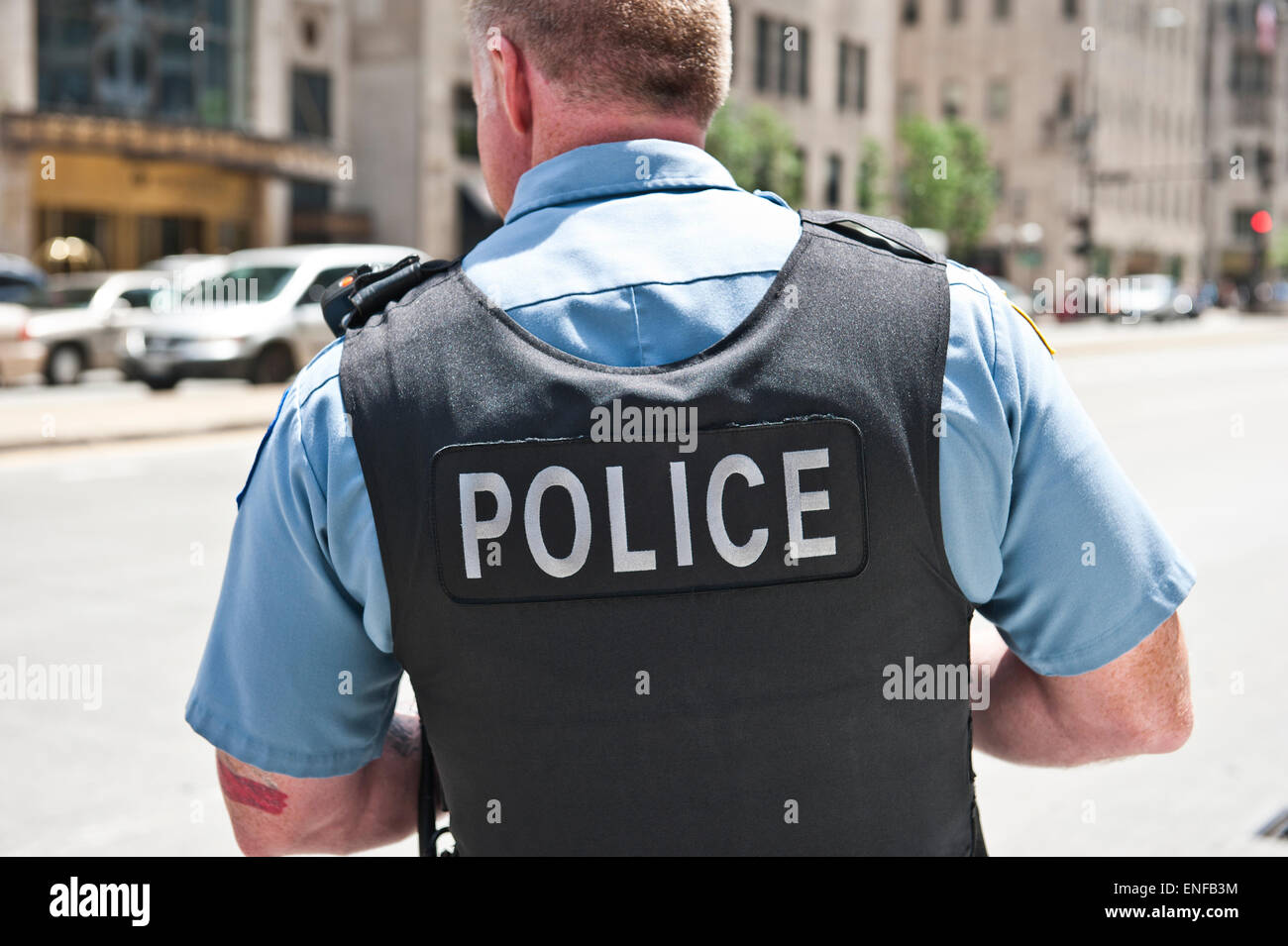 La Police de la ville de Chicago Banque D'Images