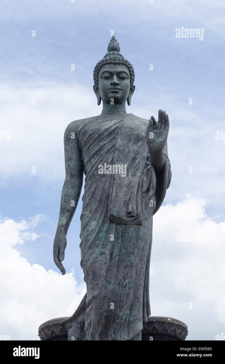 -Thaïlande Nakhon Pathom, Big Buddha province bouddhiste Banque D'Images