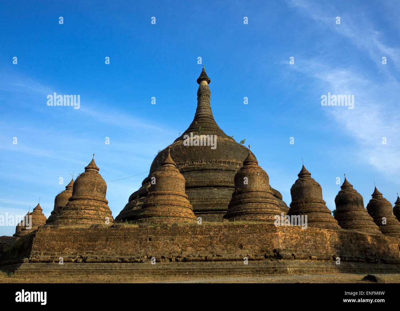 Ratanabon Paya, Mrauk U, Myanmar Banque D'Images