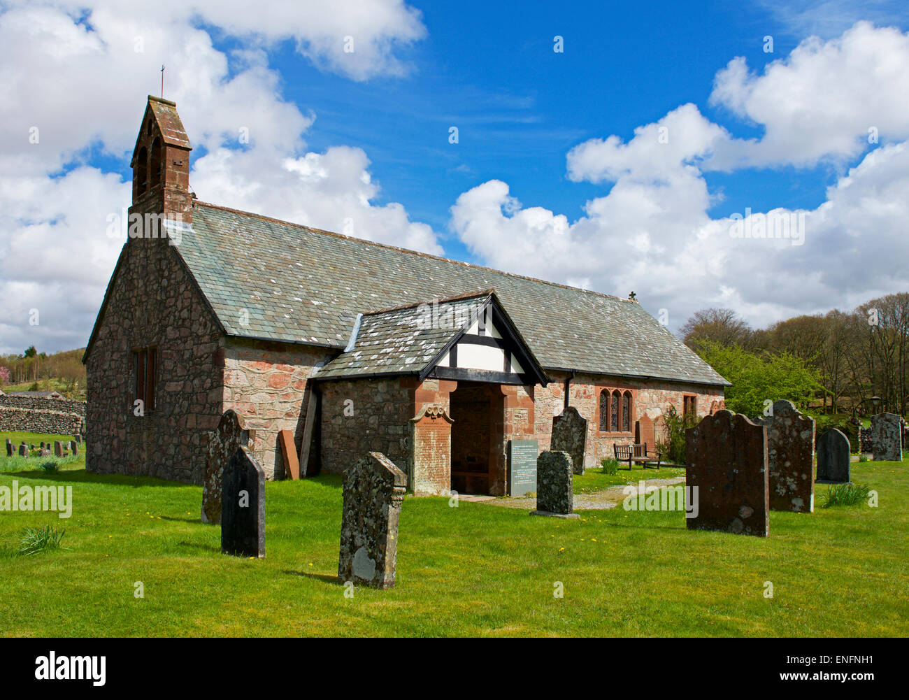St Catherine's Church, Boot, Eskdale, Parc National de Lake District, Cumbria, Angleterre, Royaume-Uni Banque D'Images
