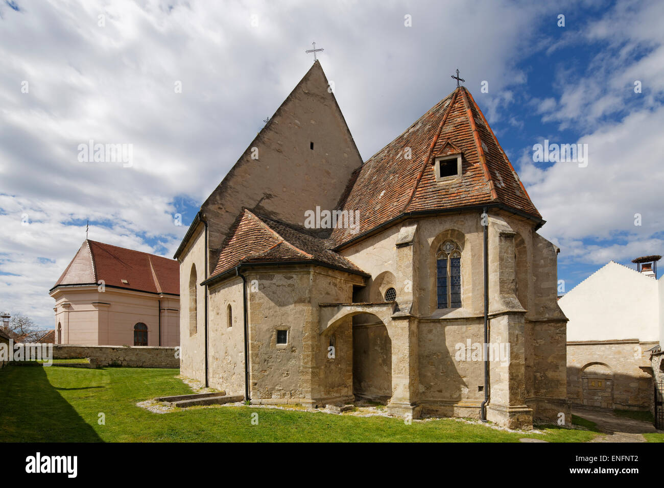L'église des pêcheurs, la rouille am Neusiedler See, dans le Nord de Burgenland, Burgenland, Autriche Banque D'Images