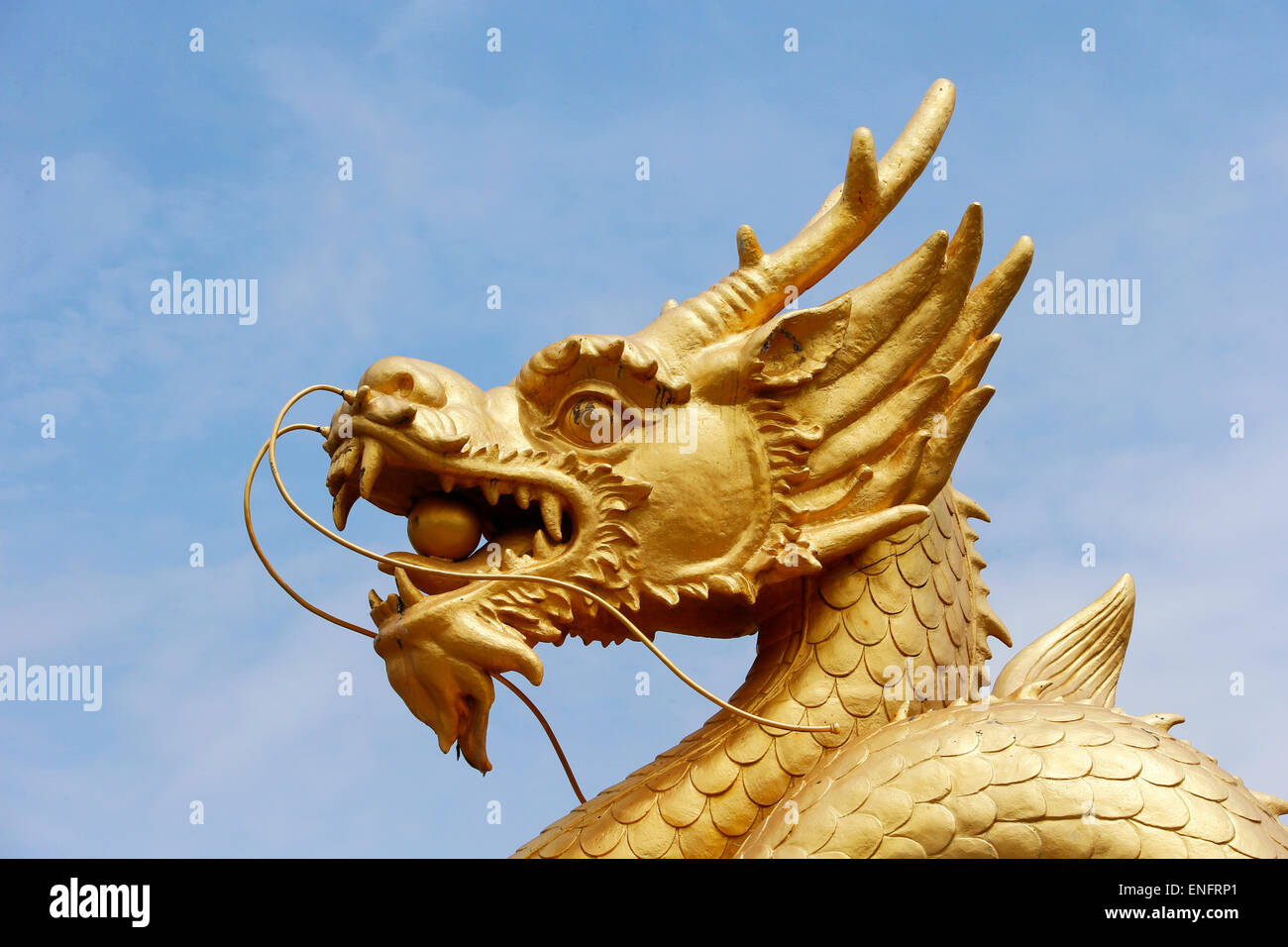 Dragon de mer Sea Dragon, Monument, Phuket, Thailand Banque D'Images