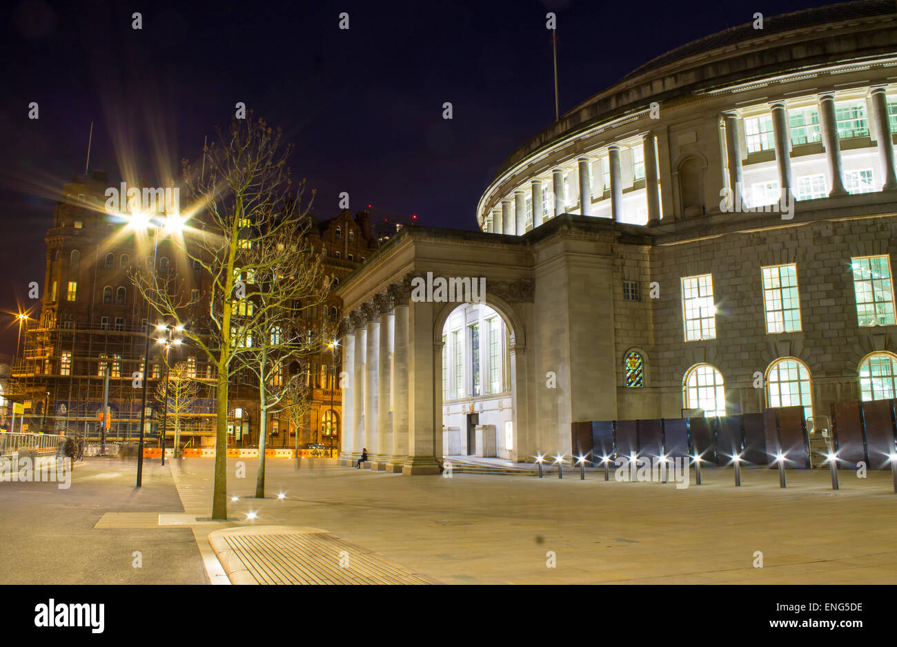 Bibliothèque centrale de Manchester, Royaume-Uni. Banque D'Images