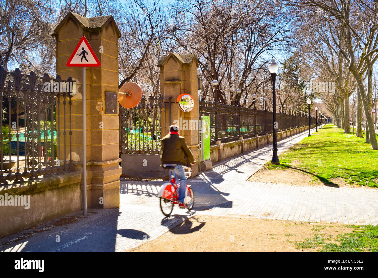 Le Parc de la Ciutadella. Parc de la Ciutadella, Barcelone, Catalogne, Espagne. Banque D'Images