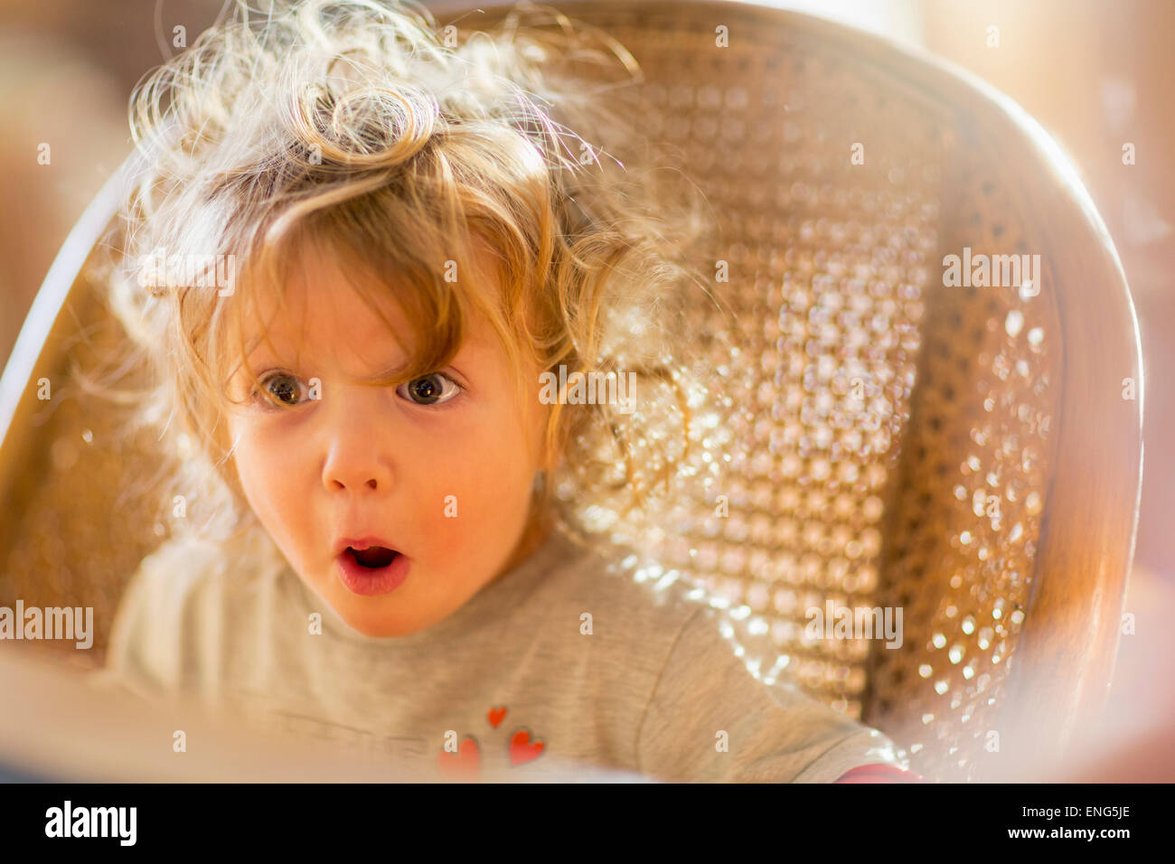 Baby Boy Curly Hair Banque D'image Et Photos - Alamy