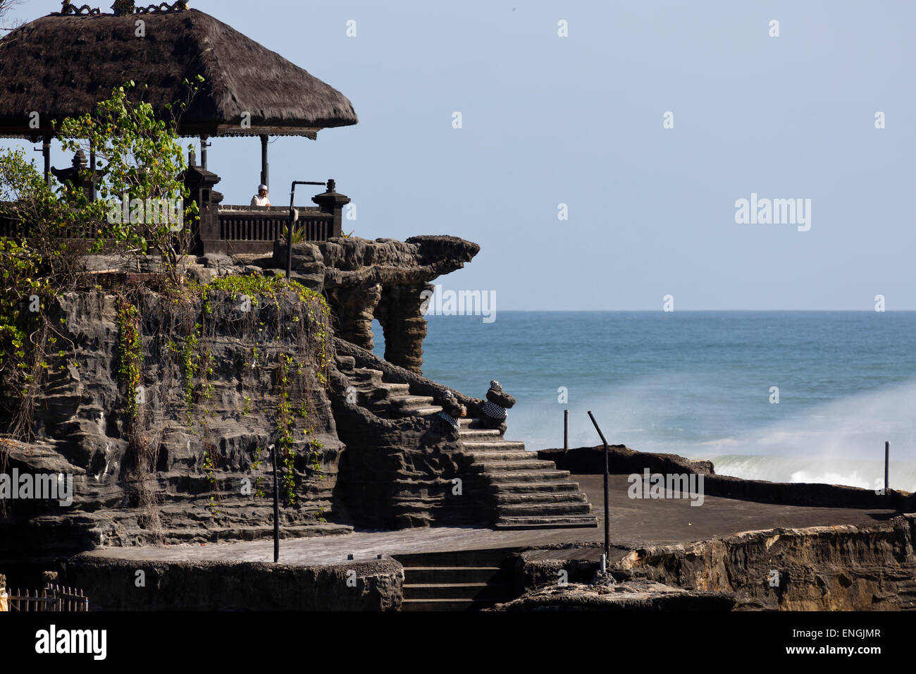 Le Temple Pura Tanah Lot sur Bali, Indonésie Banque D'Images