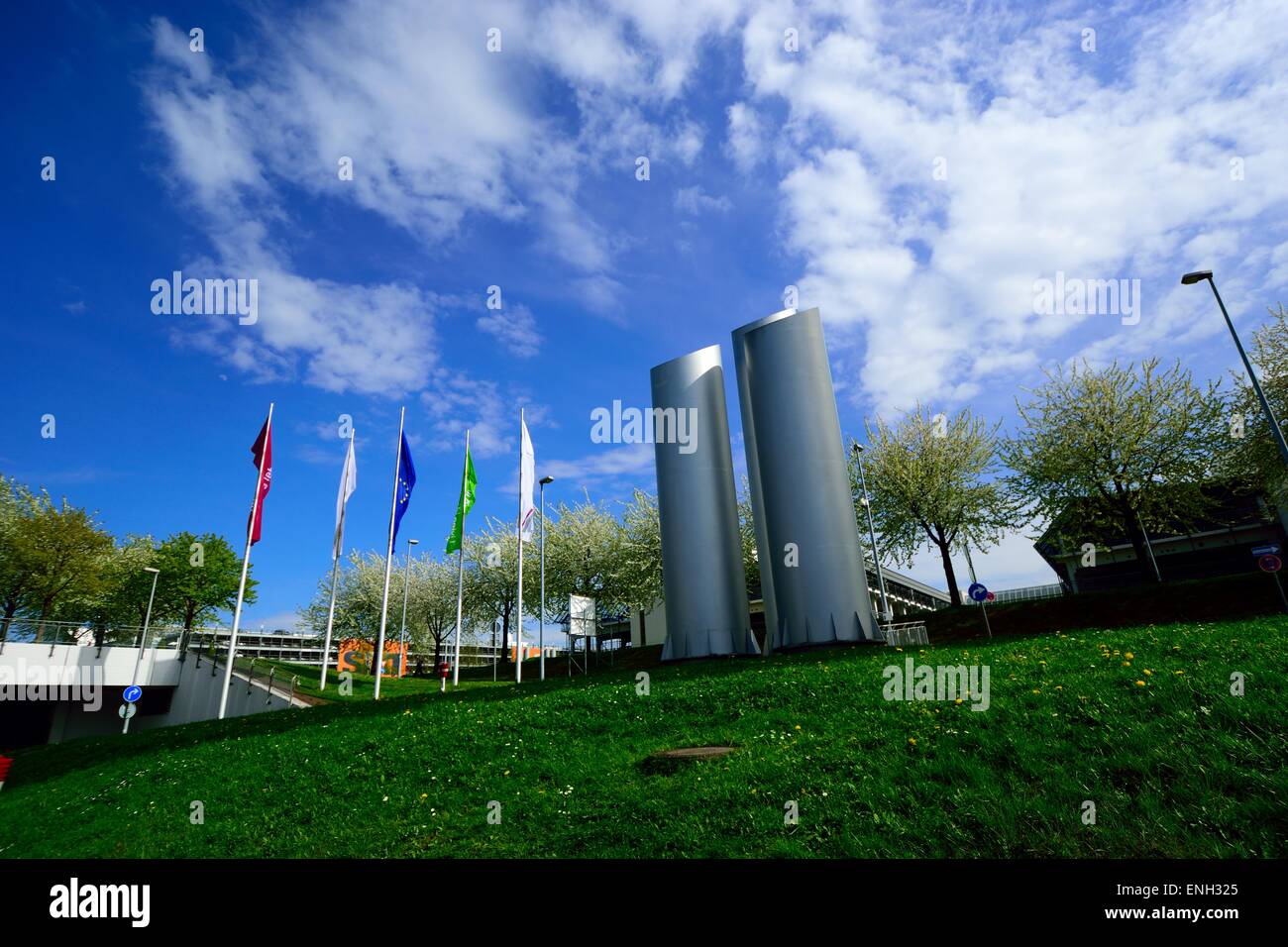 L'aéroport de Munich, Bavière, Allemagne Banque D'Images