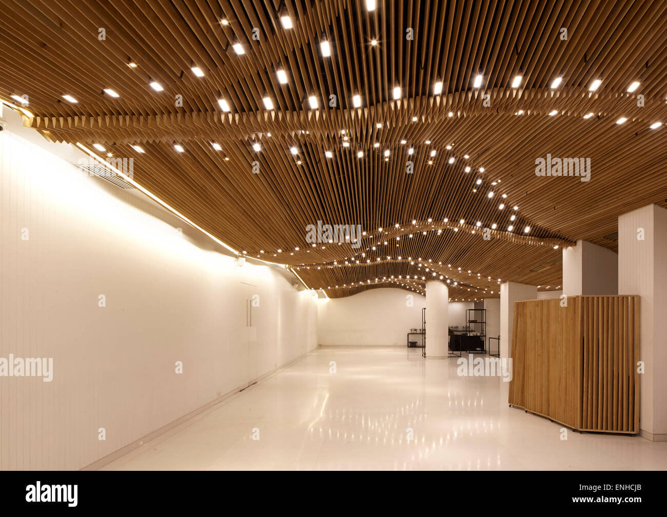 Hall de l'événement. Tote Bandra Restaurant, Mumbai, Inde. Architecte : SP +A, 2015. Banque D'Images Hall de l'événement. Tote Bandra Restaurant, Mumbai, Inde. Architecte : SP +A, 2015. Banque D'Images