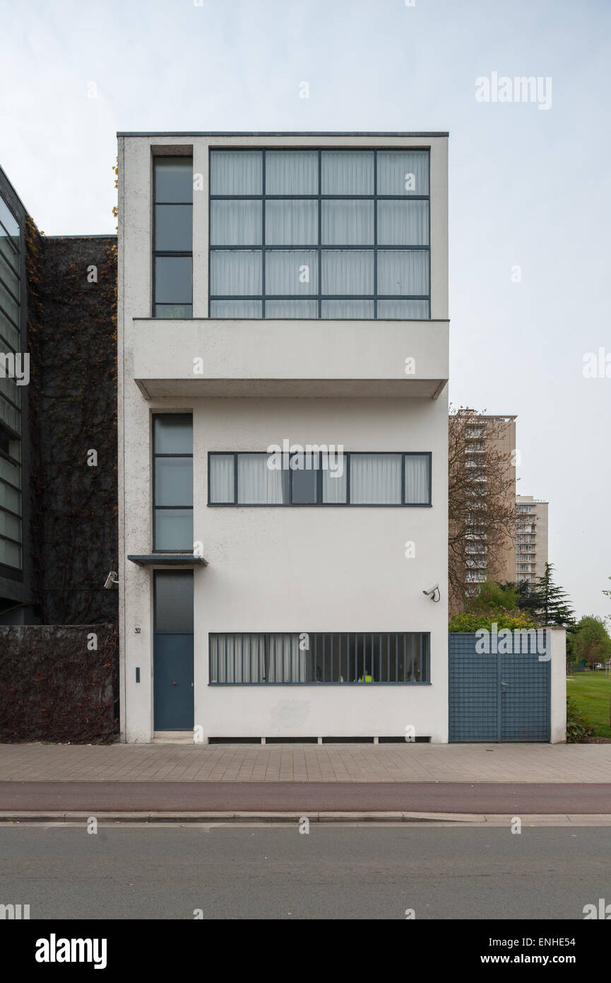 Belgique, Anvers, La Maison Guiette maison conçue par Le Corbusier Banque D'Images