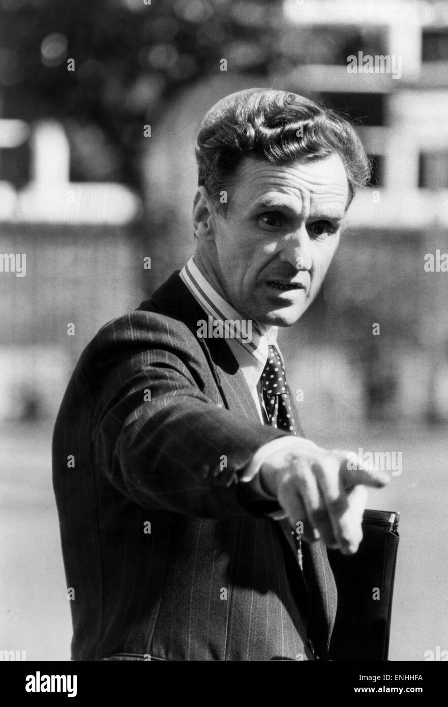 Edward Knowles, qui a jeté une cruche d'eau sur Moss Side enquête Président Mr Benet Hyter QC, aujourd'hui, 26 août 1981. Edward Knowles de Whitehaven ranted au sujet de son droit de parler d'allégations de corruption en tenant en janvier 1976, à Carlisle Haute Cour. Le 8 juillet Banque D'Images