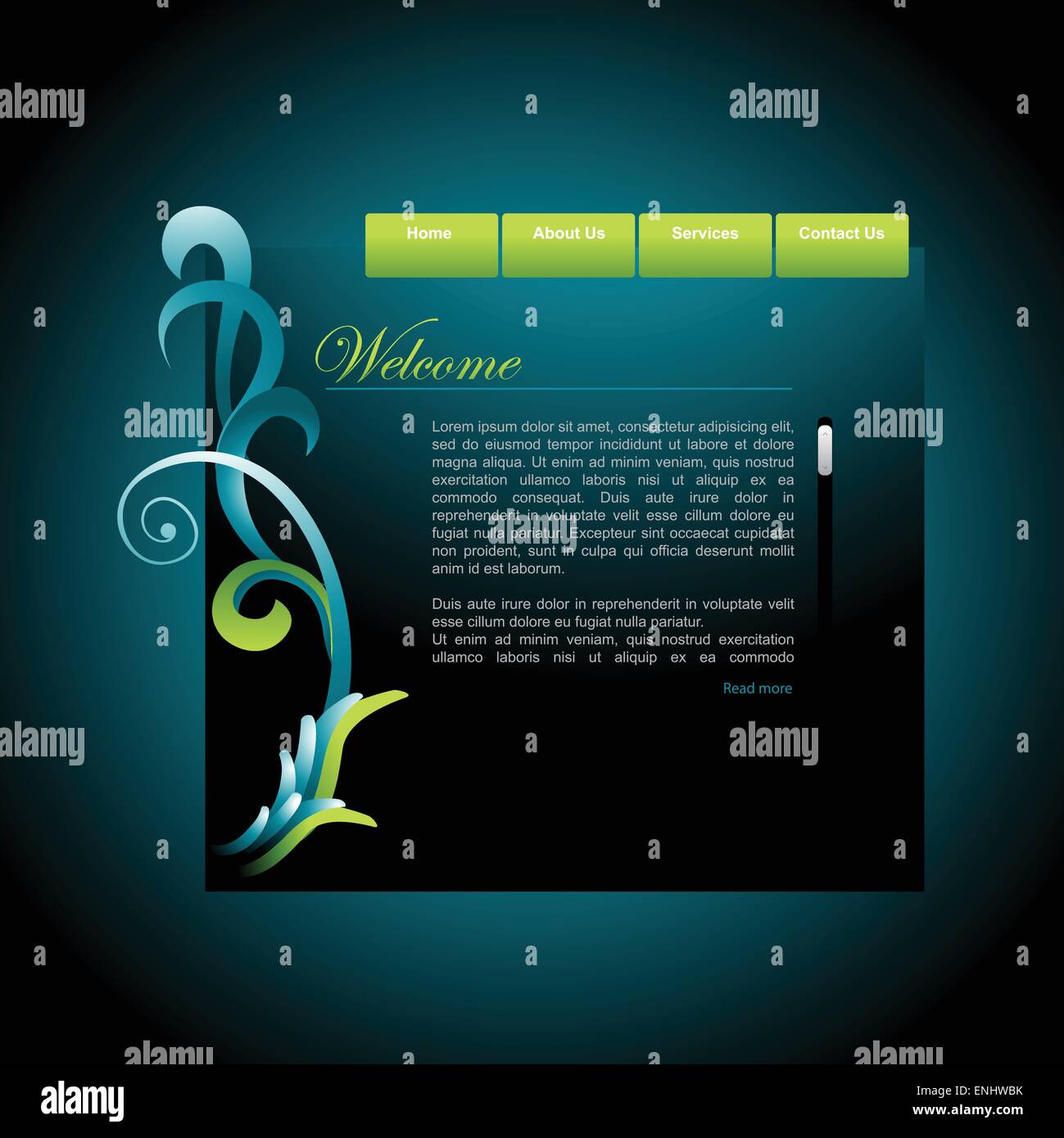 Concepteur de site web template modifiable vecteur Illustration de Vecteur