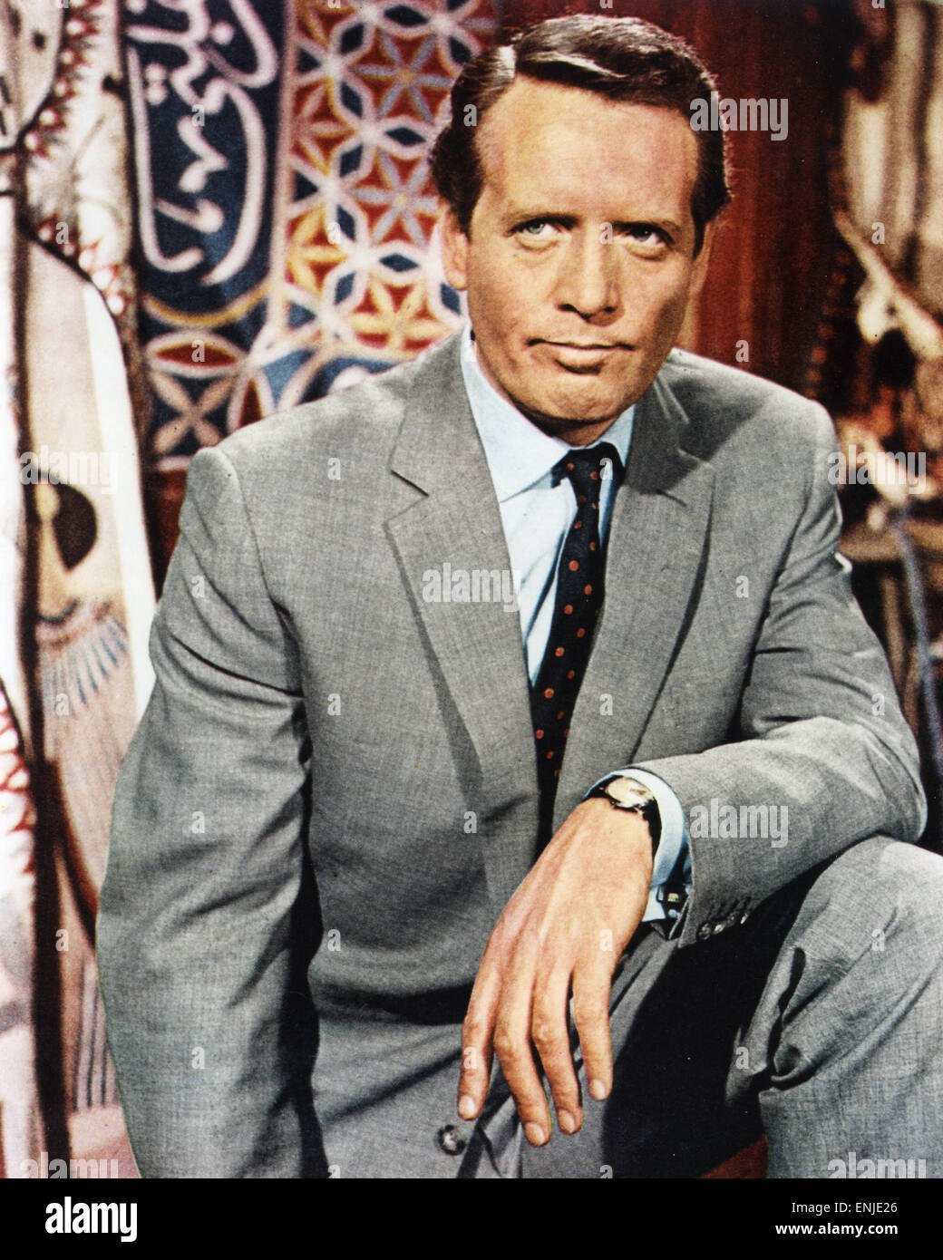 PATRICK McGOOHAN (1928-2009) acteur de cinéma et de télévision anglo-américaine dans les années 60 séries télé Danger Man (aka Secret Agent) Banque D'Images