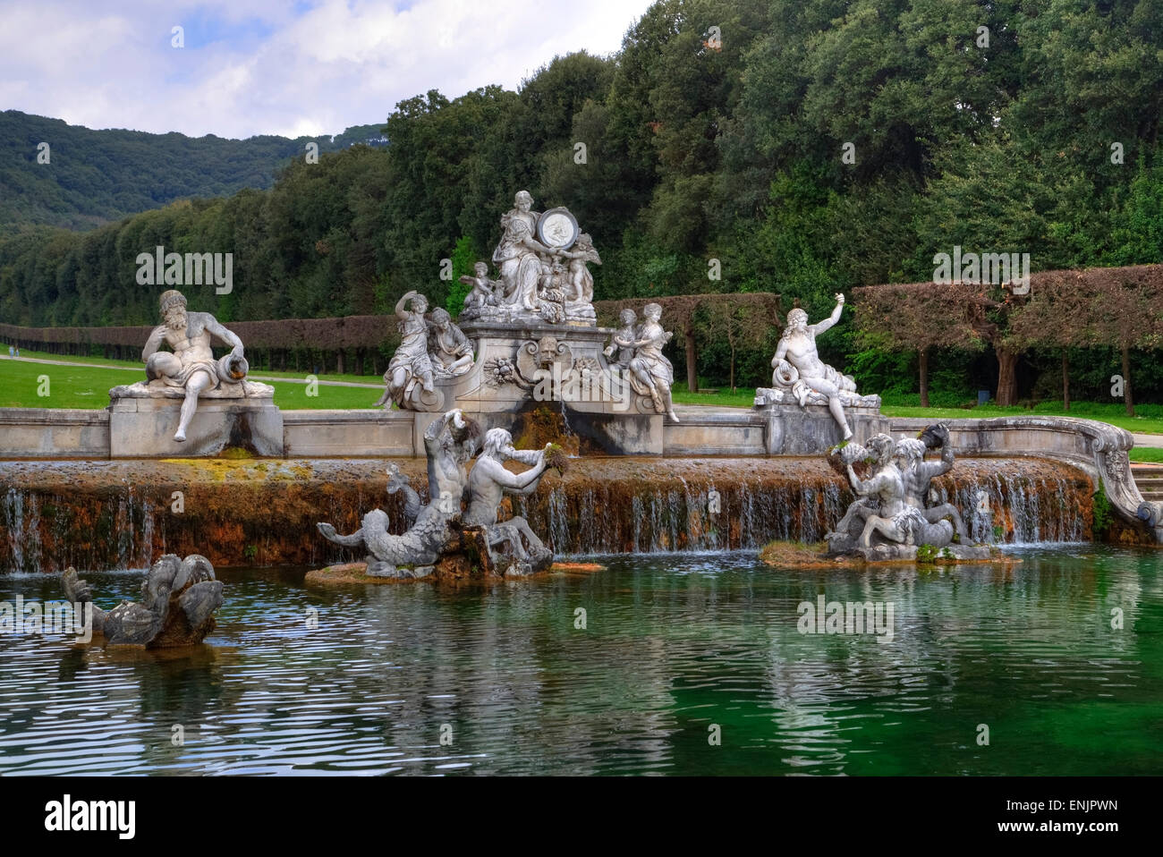 Palais Royal de Caserte, Caserte, Campanie, Italie Banque D'Images